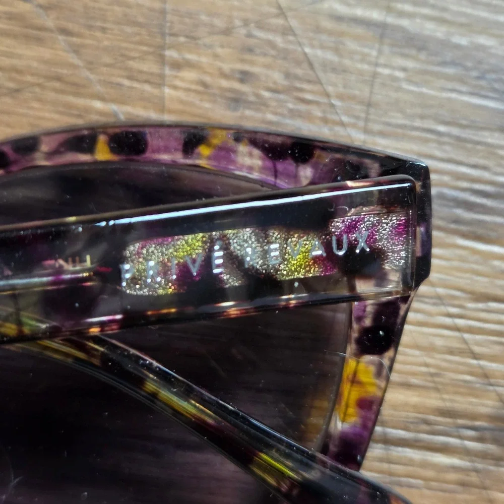 Prive Revaux Mile High HKZ Purple Tortoise Readers +3.00 Sunglasses Retro Chic